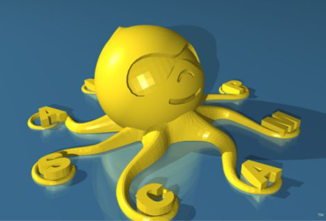 Druplicon as an octopus