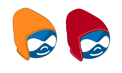 Druplicon with snow hats